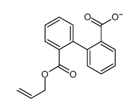 2-(2-prop-2-enoxycarbonylphenyl)benzoate结构式