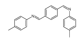 N-(4-methylphenyl)-1-[4-[(4-methylphenyl)iminomethyl]phenyl]methanimine Structure