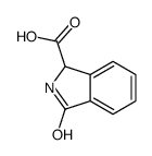 3-oxo-1,2-dihydroisoindole-1-carboxylic acid Structure