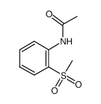 2'-(Methylsulfonyl)acetanilide Structure