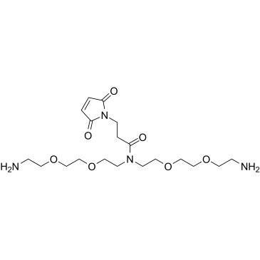 N-Mal-N-bis(PEG2-amine) TFA Structure