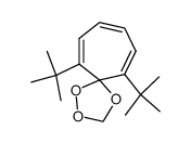 6,11-di-tert-butyl-1,2,4-trioxaspiro[4.6]undeca-6,8,10-triene结构式