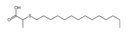 2-(Tetradecylthio)propanoic acid Structure