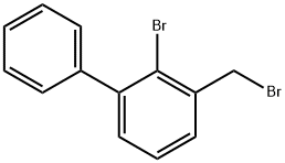 2-溴-3-(溴甲基)-1,1'-联苯结构式