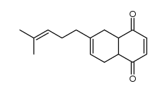 6-(4-methylpent-3-en-1-yl)-4a,5,8,8a-tetrahydronaphthalene-1,4-dione Structure