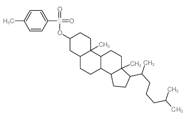 Cholestan-3-ol,4-methylbenzenesulfonate, (3b)- (9CI) Structure