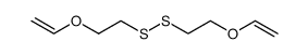 bis-(2-vinyloxy-ethyl)-disulfane结构式