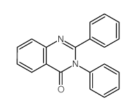 4(3H)-Quinazolinone,2,3-diphenyl-结构式