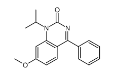 7-methoxy-4-phenyl-1-propan-2-ylquinazolin-2-one Structure