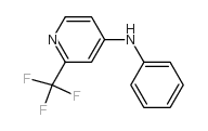 N-Phenyl-2-(trifluoromethyl)pyridin-4-amine structure