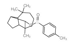 4,8,8-trimethyldecahydro-1,4-methanoazulen-9-yl 4-methylbenzenesulfinate结构式