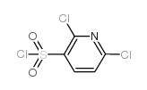 2,6-二氯吡啶-3-磺酰氯结构式
