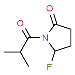 2-Pyrrolidinone,5-fluoro-1-(2-methyl-1-oxopropyl)-结构式