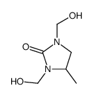 1,3-bis(hydroxymethyl)-4-methylimidazolidin-2-one Structure