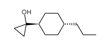 1-(trans-4-propylcyclohexyl)-1-cyclopropanol Structure