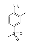 2-甲基-4-甲砜基苯胺结构式