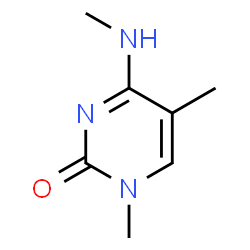 1,5-dimethyl-4-methylamino-1H-pyrimidin-2-one Structure