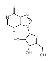 Inosine, 4',6-dithio-(9CI)结构式