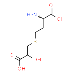 S-(2-hydroxy-2-carboxyethyl)homocysteine结构式