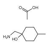 1-aminomethyl-4-methyl-cyclohexanol, acetate结构式