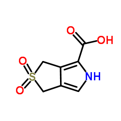 3,5-Dihydro-1H-thieno[3,4-c]pyrrole-4-carboxylic acid 2,2-dioxide结构式