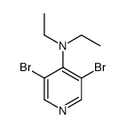 3,5-dibromo-N,N-diethylpyridin-4-amine结构式