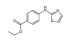 ethyl 4-(1,3-thiazol-2-ylamino)benzoate结构式