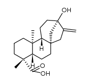 (5β,8α,9β,10α,13α)-13-hydroxykaur-16-en-18-oic acid结构式