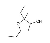 2,5-diethyl-2-methyloxolan-3-ol Structure