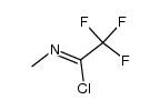 N-methyltrifluoroacetimidoyl chloride Structure