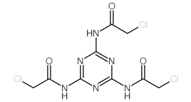 Acetamide,N,N',N''-1,3,5-triazine-2,4,6-triyltris[2-chloro- Structure