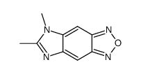 5H-Imidazo[4,5-f]-2,1,3-benzoxadiazole,5,6-dimethyl-(8CI) Structure