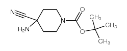 4-氨基-4-氰基-哌啶-1-羧酸叔丁酯图片