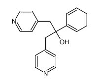 2-phenyl-1,3-dipyridin-4-ylpropan-2-ol Structure