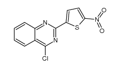 4-chloro-2-(5-nitro-thiophen-2-yl)-quinazoline结构式