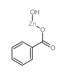Zinc, (benzoato-kO)hydroxy- Structure