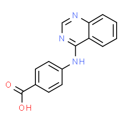 4-(QUINAZOLIN-4-YLAMINO)-BENZOIC ACID structure