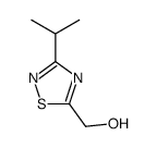 1,2,4-Thiadiazole-5-methanol,3-(1-methylethyl)-(9CI)结构式