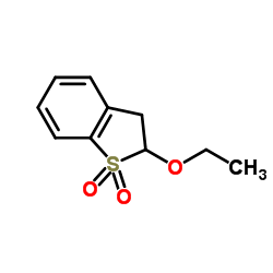 Benzo[b]thiophene, 2-ethoxy-2,3-dihydro-, 1,1-dioxide (9CI) Structure