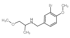 N-[(3-bromo-4-methoxyphenyl)methyl]-1-methoxypropan-2-amine structure