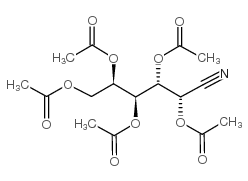 2,3,4,5,6-penta-o-acetyl-d-galactonitrile结构式