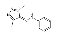 N-[(3,5-dimethylpyrazol-4-ylidene)amino]aniline结构式