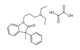 diethyl-[3-(3-methyl-2-oxo-3-phenylindol-1-yl)propyl]azanium,2-hydroxy-2-oxoacetate Structure