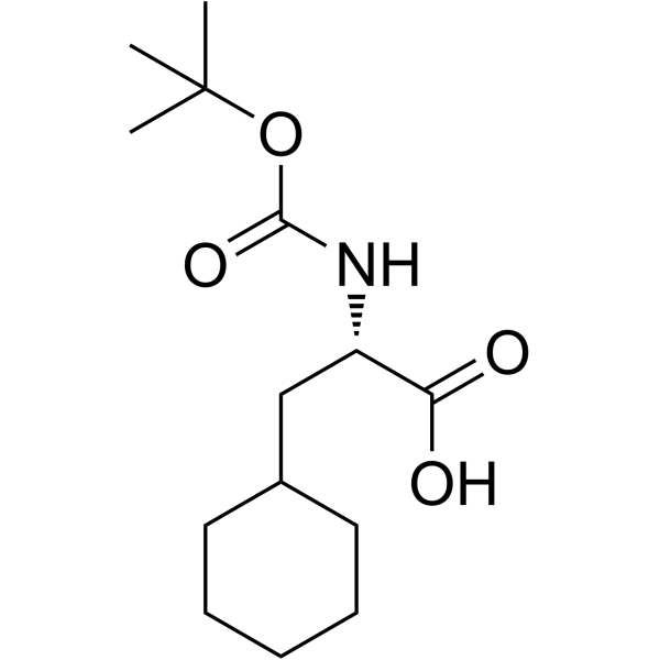 Boc-Cha-OH structure