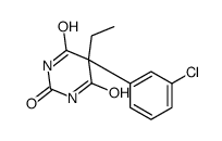 5-(3-chlorophenyl)-5-ethyl-1,3-diazinane-2,4,6-trione Structure