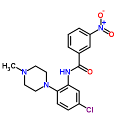 N-[5-Chloro-2-(4-methyl-1-piperazinyl)phenyl]-3-nitrobenzamide Structure