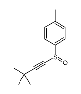 1-(3,3-dimethylbut-1-ynylsulfinyl)-4-methylbenzene结构式