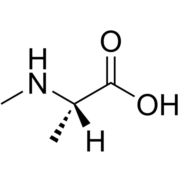 H-N-Me-Ala-OH.HCl structure