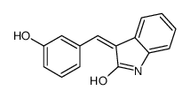 (3E)-3-(3-Hydroxybenzylidene)-1,3-dihydro-2H-indol-2-one结构式