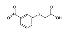 (3-nitro-phenylsulfanyl)-acetic acid Structure